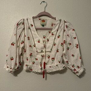 NWOT farm rio crop top